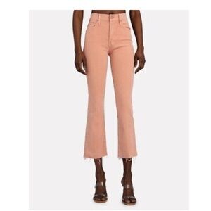 MOTHER The Insider Ankle Fray in Chalk it Up Size 26